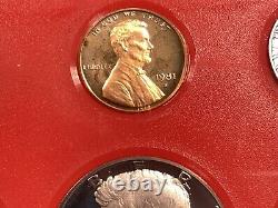1981-S Proof Set Type 2 All Six Coins Bulbous Serif S. See Photos-020725-98
