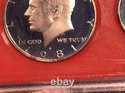 1981-S Proof Set Type 2 All Six Coins Bulbous Serif S. See Photos-020725-98