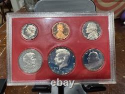 1981 S Type 2 United States Proof Set All 6 Coins Clear S Mintmarks