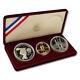 1983 & 1984 Us Gold & Silver Olympic 3-coin Commemorative Proof Set