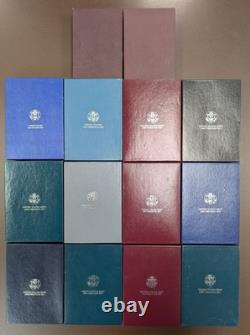 1983-1997 Full Run Prestige Proof Sets U. S. Mint OGP COA (14 Total)