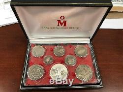 1983 1oz Silver Proof Libertad Coin Set with CoA 1 of 998 made RARE SET