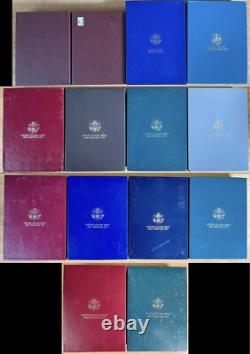 1983-S-1997-S 14 US Mint Prestige Proof Sets Complete Run 1996-S 10.8 ozt Silver