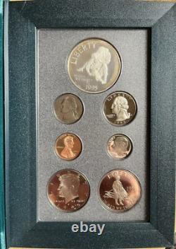 1983-S-1997-S 14 US Mint Prestige Proof Sets Complete Run 1996-S 10.8 ozt Silver