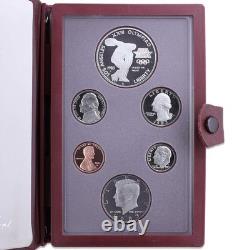 1983 S Prestige Proof Set Olympics 90% Silver Dollar 6 Coins No Box or COA