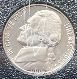 1983 S United States US Sliver Proof Set Error Quarter Reading In Cod We Trust