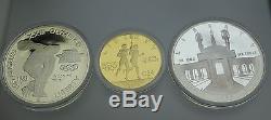 1984 Olympic 3 Coin Proof Set Includes Gold $5, 2005 Marine Corps Silver Dollar