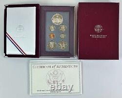 1986 1997 US Prestige Silver Proof Sets with 1996, Packaging with COA 12 Sets