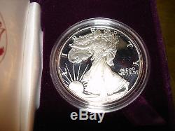 1986-2006 Silver Eagle Proof Coin Set of 21 in a row. In Original Mint Packages