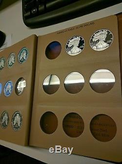 1986-2015 29-Coin Proof Silver American Eagle Set in Dansco Album Silver Eagle