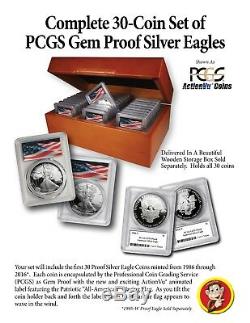 1986-2016 30-Coin Silver Eagle Set Flag Label PCGS Gem Proof (#10121)