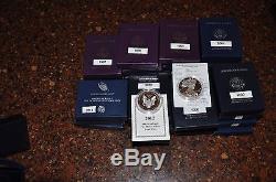 1986-2016 Complete 30 coin American Eagle Silver Proof Set