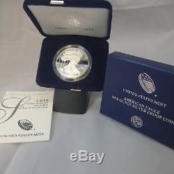 1986-2018 PROOF AMERICAN SILVER EAGLE DOLLARS OGP and COA 32 COIN SET