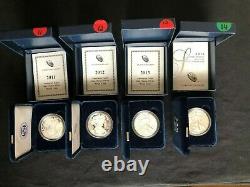 1986 2019 American Eagle Silver Proof Set (33 Total) Beautiful Set