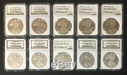 1986-2019 Complete 34 Coin Silver Eagle Proof Set NGC PF69 UCAM