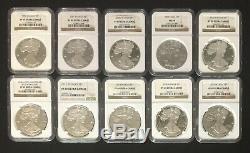 1986-2019 Complete 34 Coin Silver Eagle Proof Set NGC PF69 UCAM