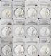 1986-2019 Silver Eagle Ngcset Of 61 Coins! Proof & Biz Strikeall Ms/pf-69