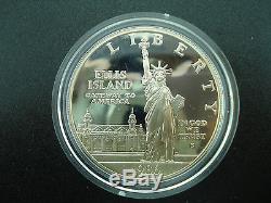 1986 Liberty Proof Set 3 Coins Gold $5, Silver $1, & 50c NO RESERVE