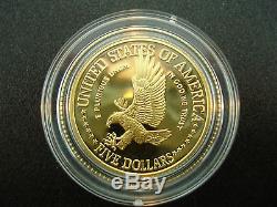 1986 Liberty Proof Set 3 Coins Gold $5, Silver $1, & 50c NO RESERVE