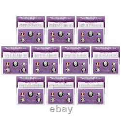 1986 S Proof Set 10 Pack Nice Original Boxes US Mint 50 Coin Lot