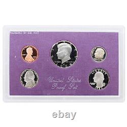 1986 S Proof Set 10 Pack Nice Original Boxes US Mint 50 Coin Lot
