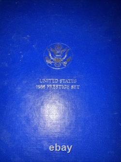 1986-S US Mint Prestige Proof Set Statue of Liberty Silver Dollar 7 Coin OGP COA