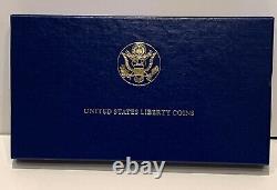 1986 US Liberty Proof Set 3 Coins $5 GOLD, SILVER & HALF DOLLAR, SPECIFICATIONS