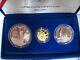 1986 U. S. Liberty 3 Coin Proof Set$5 Gold Piece, Silver Dollar And Half-dollar