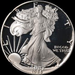 1986 to 2014 Proof Silver Eagle Set NGC PR69 Ultra Cameo Black Label 28 Coins