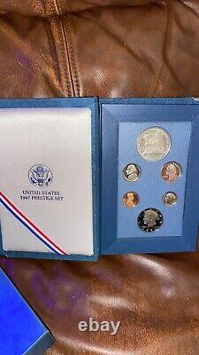 1987-S Prestige set Also With 1987-S Constitutional coin Which Is Another Set