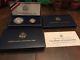 1987 Us Mint United States Constitution 2 Coin Silver & Gold Proof Set Ogp Coa