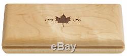 1989 Canadian 3 Metal Maple Leaf Proof Set (1oz Gold, 1oz Platinum, 1oz Silver)