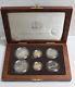 1989 Congressional Us Gold & Silver 6- Coin Proof & Uncirculated Set Box & Coa