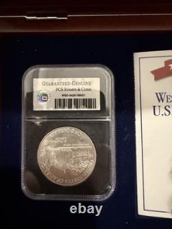 1990 First West Point Mint U. S. 90% Silver Dollar OGP