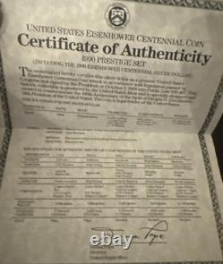 1990 US MINT PRESTIGE PROOF SET with OGP & COA