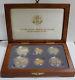 1991 Mount Rushmore Us Gold & Silver 6- Coin Proof & Uncirculated Set Box & Coa