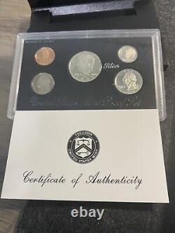 1992, 1994, 1995, 1996 Us Mint Silver Proof Sets All Coa / Original Owner