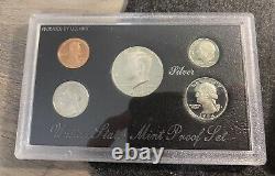 1992, 1994, 1995, 1996 Us Mint Silver Proof Sets All Coa / Original Owner