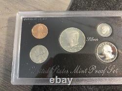 1992, 1994, 1995, 1996 Us Mint Silver Proof Sets All Coa / Original Owner