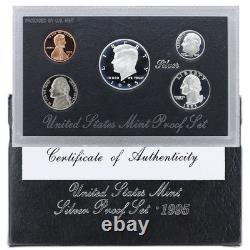 1992-1998 Proof Set Run Original Box 90% Silver 7 Sets 35 Coins US Mint