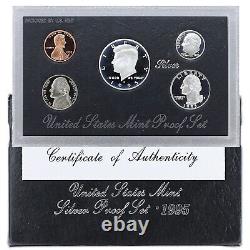 1992-1998 Proof Set Run Original Box 90% Silver 7 Sets 35 Coins US Mint