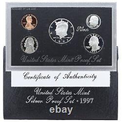 1992-1998 Proof Set Run Original Box 90% Silver 7 Sets 35 Coins US Mint