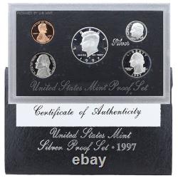 1992-1998 Proof Set Run Original Box 90% Silver 7 Sets 35 Coins US Mint
