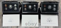 1992-1998 S US Mint Premier Silver Proof Sequential Run 7 Box Set Total OGP/COA