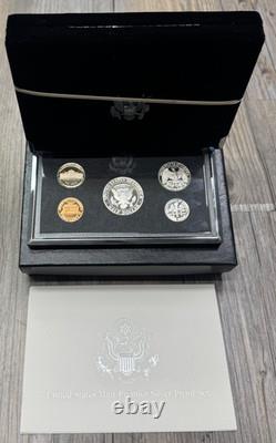 1992-1998 S US Mint Premier Silver Proof Sequential Run 7 Box Set Total OGP/COA