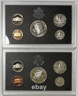 1992-1998 Silver Proof Set 90% 7 Sets total 35 Coins Original Packaging