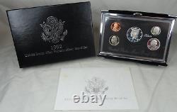 1992-1998 US Mint Premier Silver Proof Sets 90% Silver OGP COA 7 Annual Sets