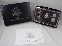 1992-1998 US Mint Premier Silver Proof Sets 90% Silver OGP COA 7 Annual Sets