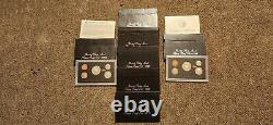 1992-1998 US Mint Silver Proof Sets 90% Silver OGP COA 7 Annual Sets