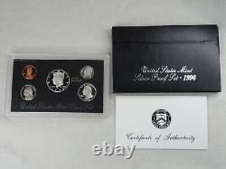 1992-1998 US Mint Silver Proof Sets 90% Silver OGP COA 7 Annual Sets (35 Coins)